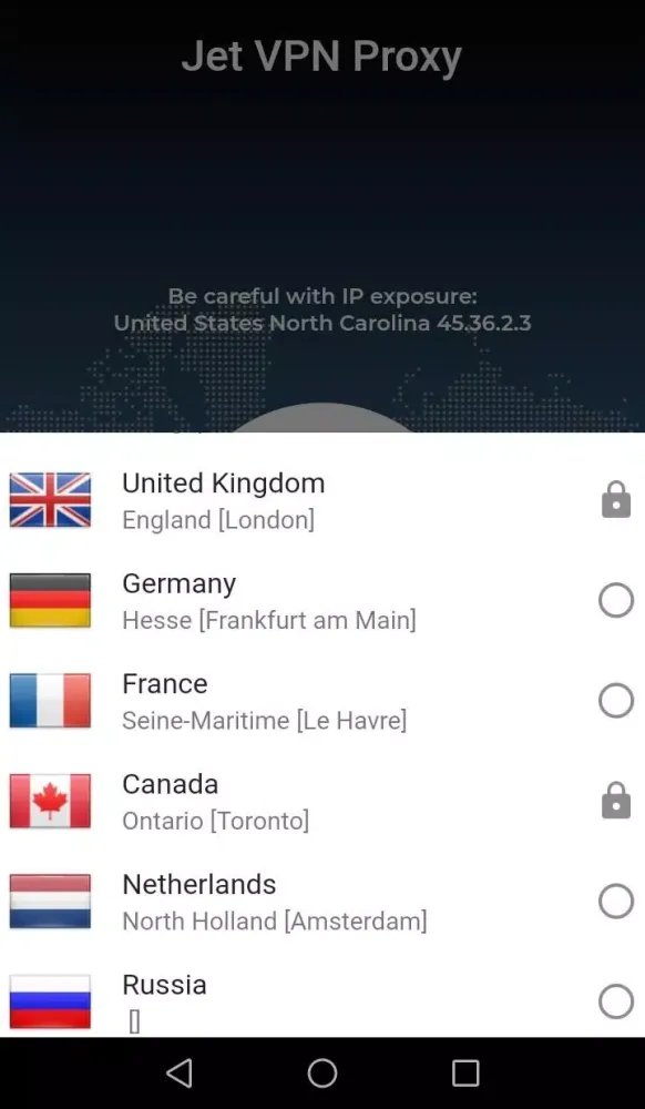 VPN JET - Connectalbe & Fast Screenshots
