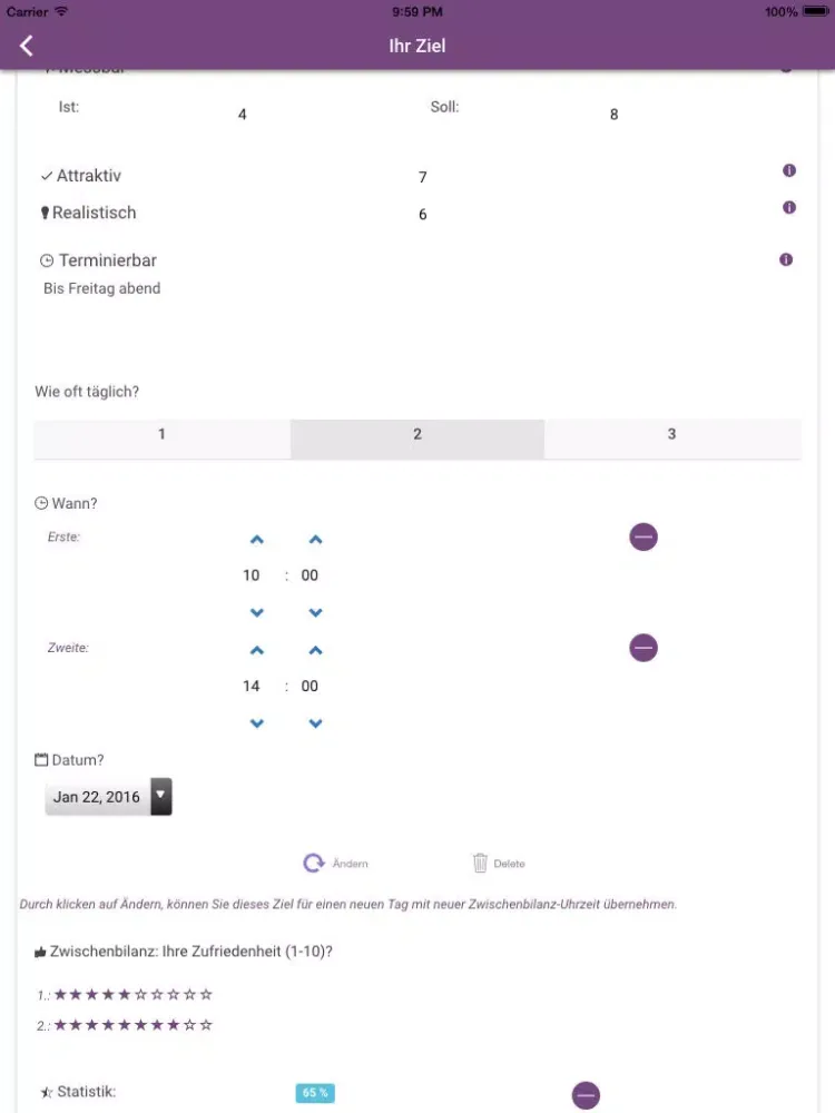 Target Coach iPad  Screenshots