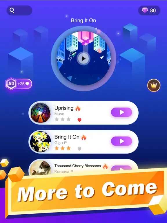 Capturas de pantalla de Beat Tiles: Piano Tiles Hop iPad 