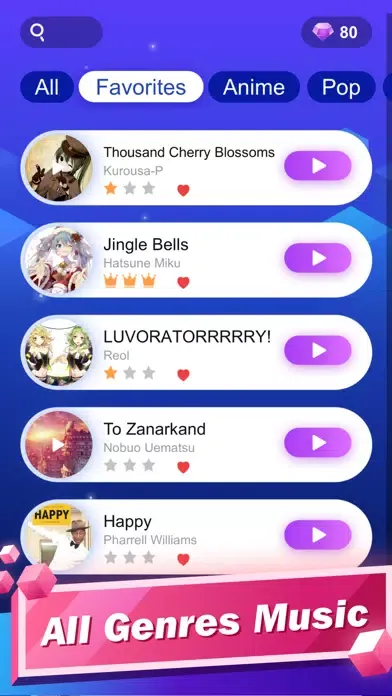 Capturas de pantalla de Beat Tiles: Piano Tiles Hop