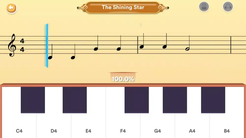 Tangkapan skrin learn to play piano PianoElves