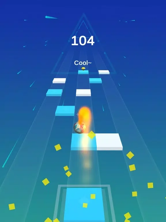 Capturas de tela do Piano Ball: Run On Music Tiles iPad 