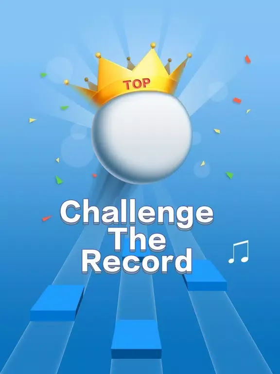 Capturas de tela do Piano Ball: Run On Music Tiles iPad 