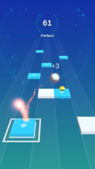 Capturas de tela do Piano Ball: Run On Music Tiles