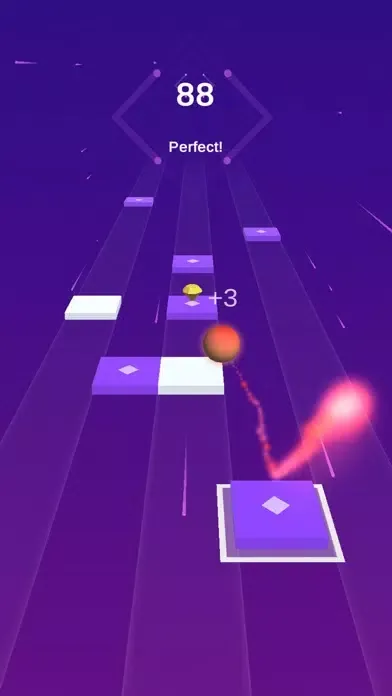 Capturas de tela do Piano Ball: Run On Music Tiles