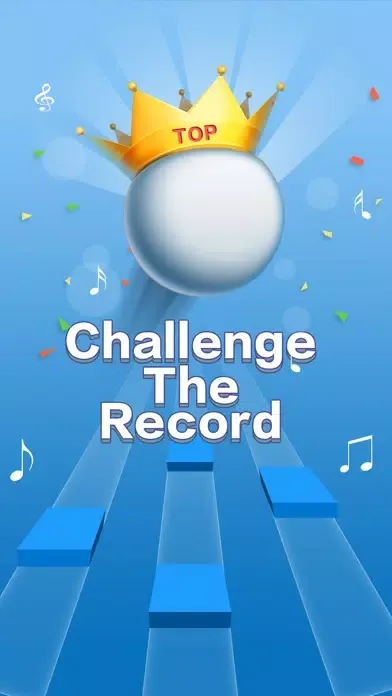 Capturas de tela do Piano Ball: Run On Music Tiles