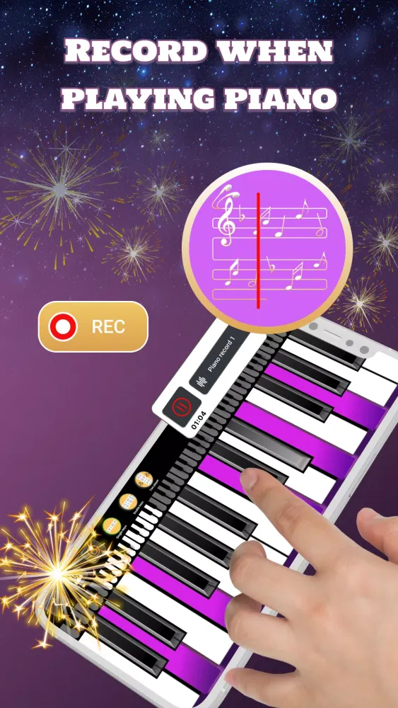 Zrzuty ekranu Piano Keyboard: Piano Practice