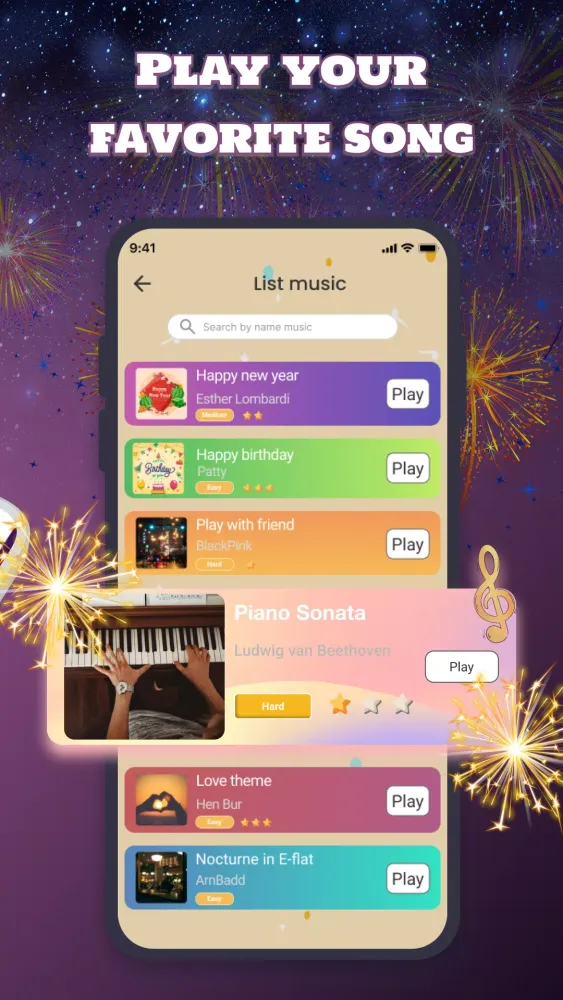 Zrzuty ekranu Piano Keyboard: Piano Practice