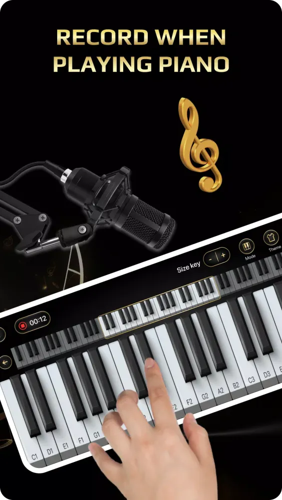 Learn Piano: Real Keyboard應用截圖