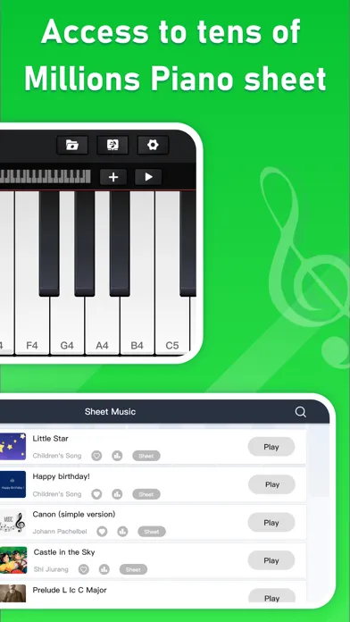 Piano Pro - keyboard & songs Screenshots