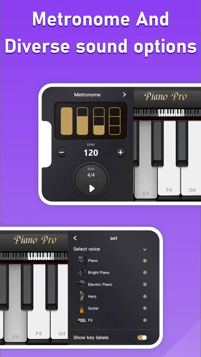 Piano Pro - keyboard & songs Screenshots