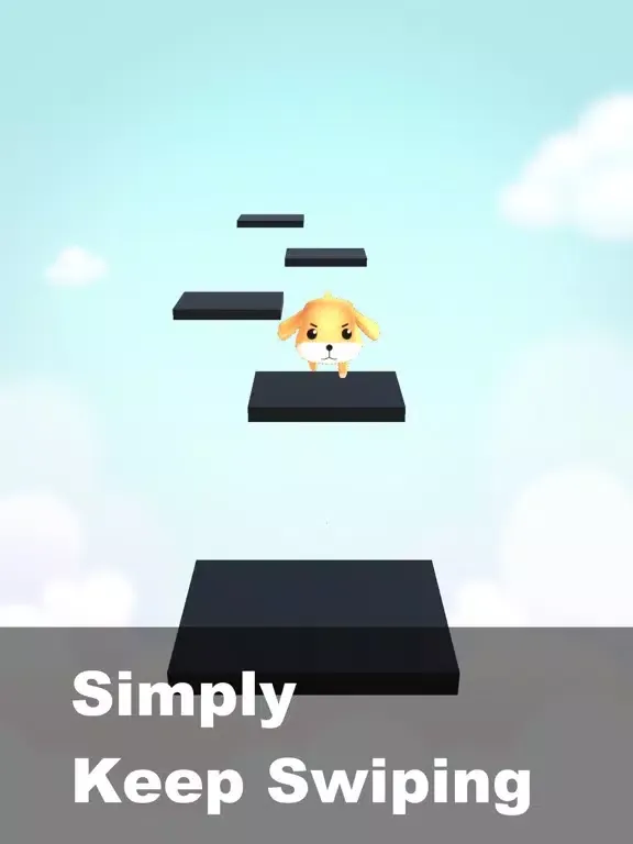 Ảnh chụp màn hình của Hopping Tiles Anime piano game iPad 