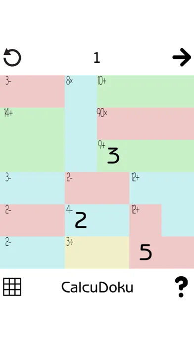 Ảnh chụp màn hình của Calcudoku (Math Sudoku)