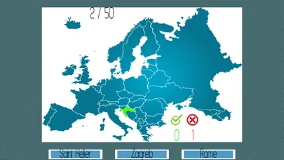 Europe Country Capital Find 스크린샷