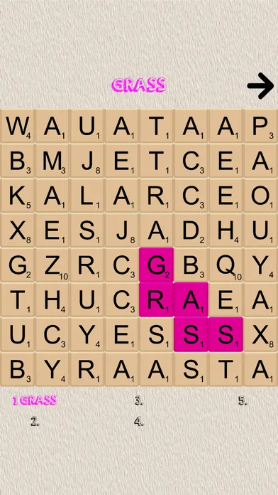 Five Word Search Ekran Görüntüleri