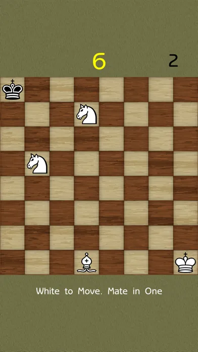 Tangkapan layar Ten Second Chess Puzzles