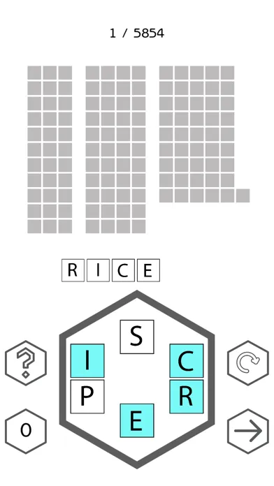 Word Hexagon (Big Dictionary) スクリーンショット