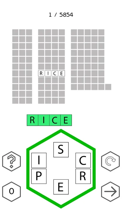 Word Hexagon (Big Dictionary) スクリーンショット