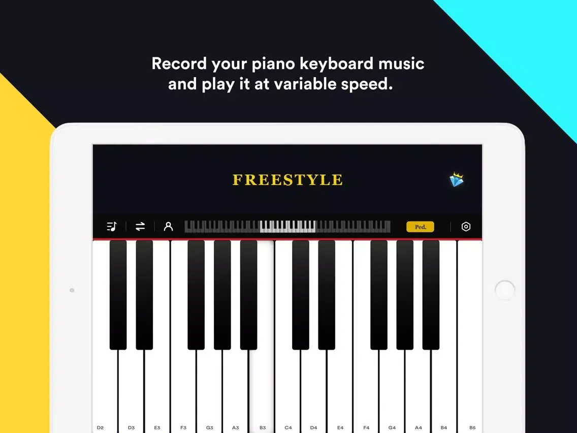 Piano keyboard pro & games app iPad 应用截图