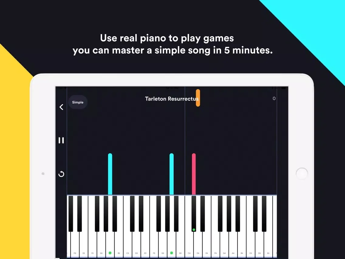 Piano keyboard pro & games app iPad 应用截图