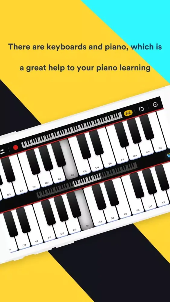 Piano keyboard pro & games app应用截图