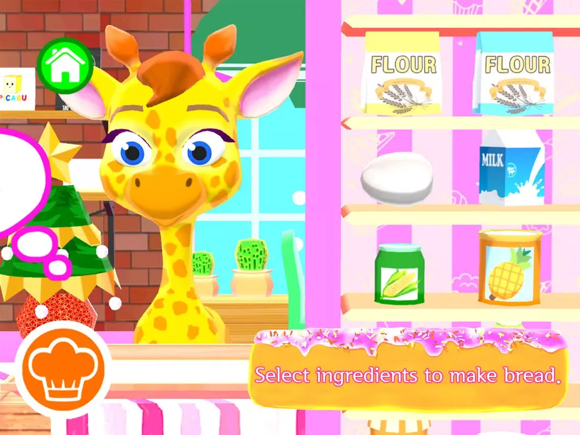 Picabu Bakery: Cooking Games iPad 應用截圖