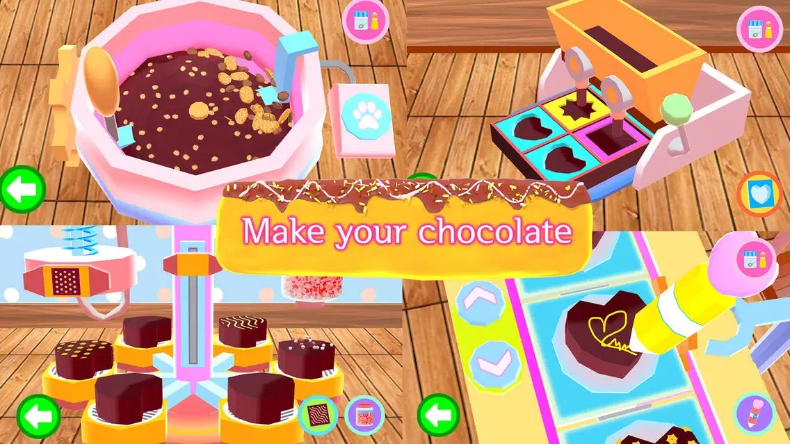 Zrzuty ekranu Picabu Chocolate Shop: Cooking Games