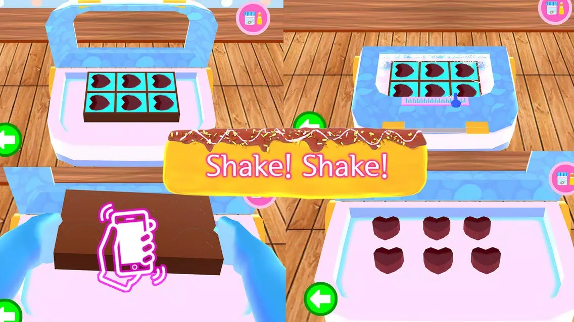 Zrzuty ekranu Picabu Chocolate Shop: Cooking Games