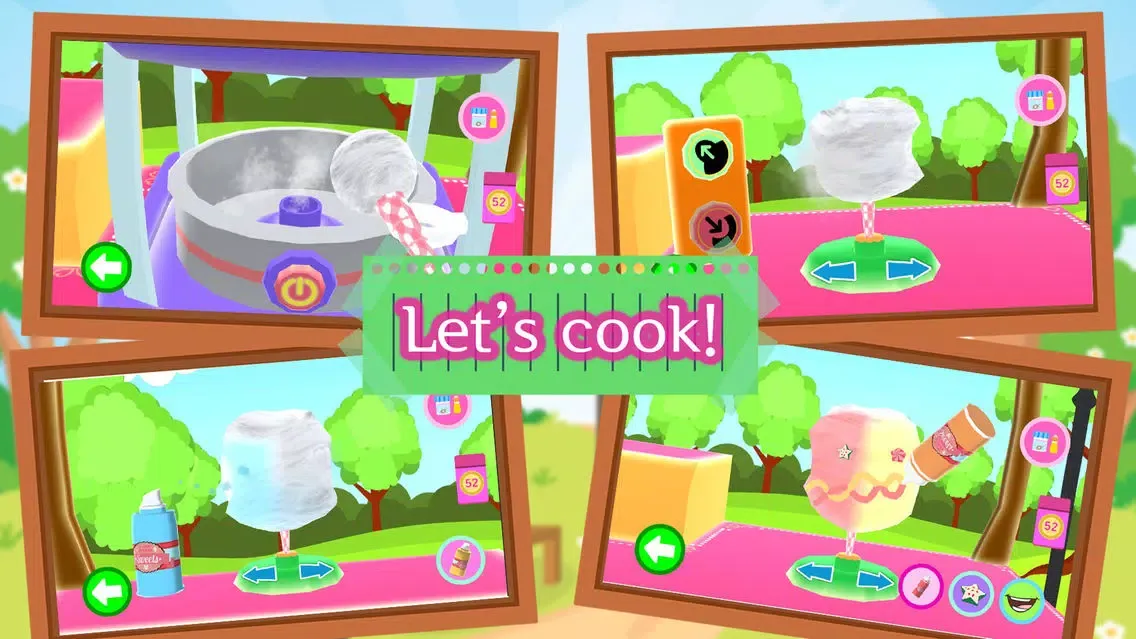 Captures d'écran de Picabu Cotton Candy: Cooking Games