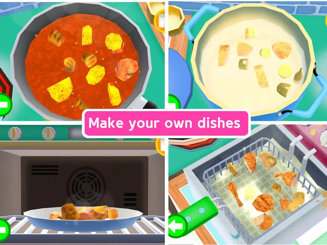 Picabu Kitchen: Cooking Games iPad  スクリーンショット