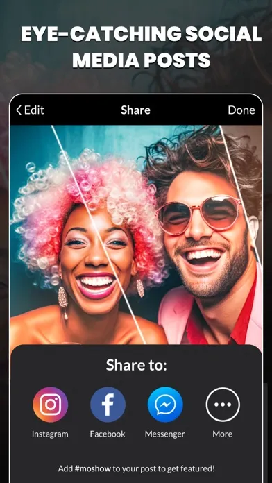 ภาพหน้าจอของ MoShow Slideshow Maker Video