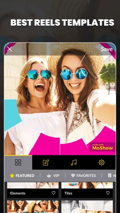 ภาพหน้าจอของ MoShow Slideshow Maker Video