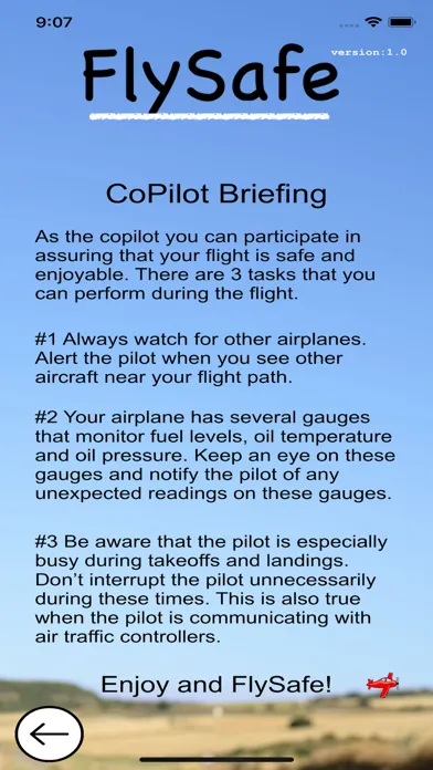 FlySafeApp Screenshots