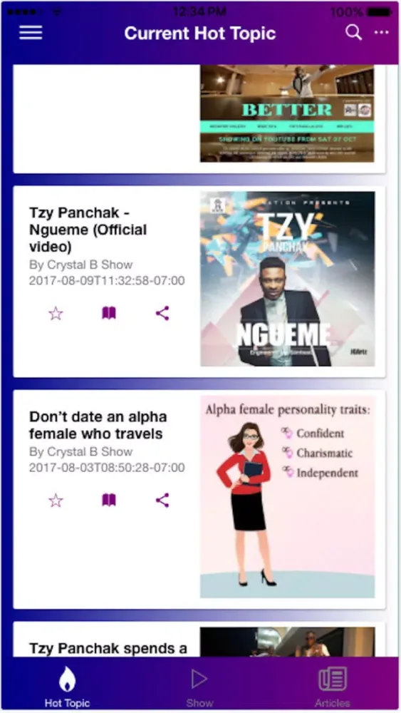 Crystal Beauty Show 스크린샷