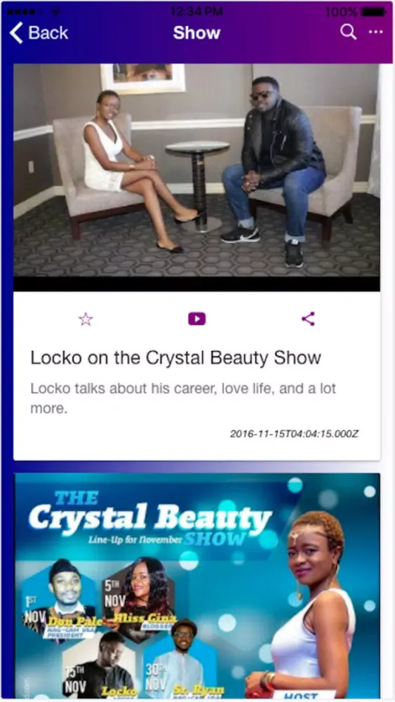 Crystal Beauty Show 스크린샷