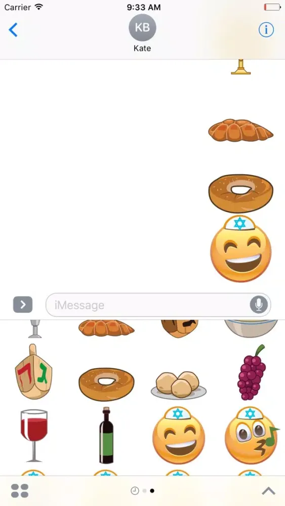 Capturas de pantalla de Jewish Emoji Sticker Pack