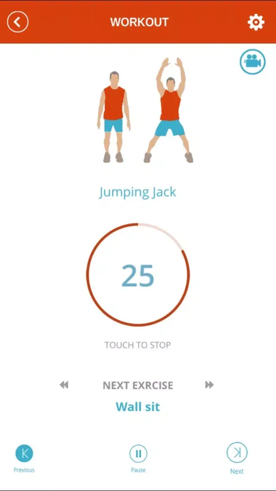 Tangkapan layar 7 Min Workout - Loose Belly Fat