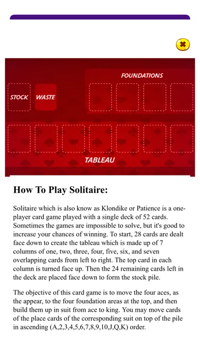 •Solitaire 스크린샷