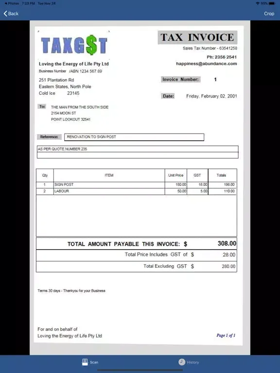 Captures d'écran de CamScanner - PDF Scanner iPad 