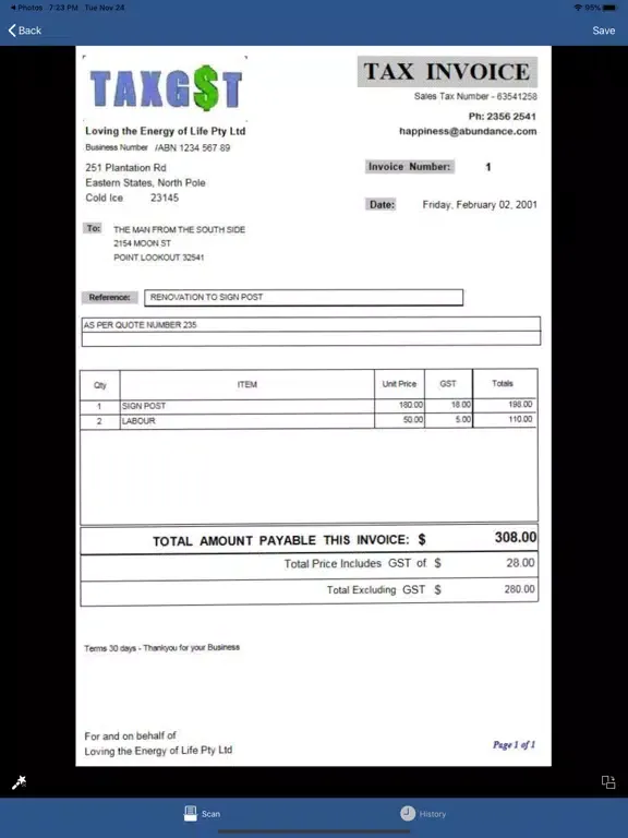 Captures d'écran de CamScanner - PDF Scanner iPad 