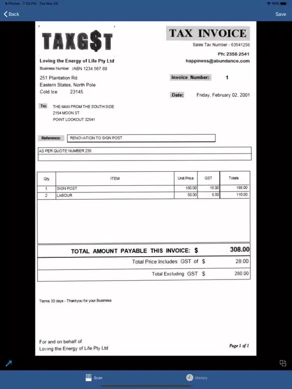 Captures d'écran de CamScanner - PDF Scanner iPad 