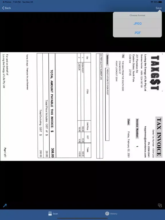 Captures d'écran de CamScanner - PDF Scanner iPad 