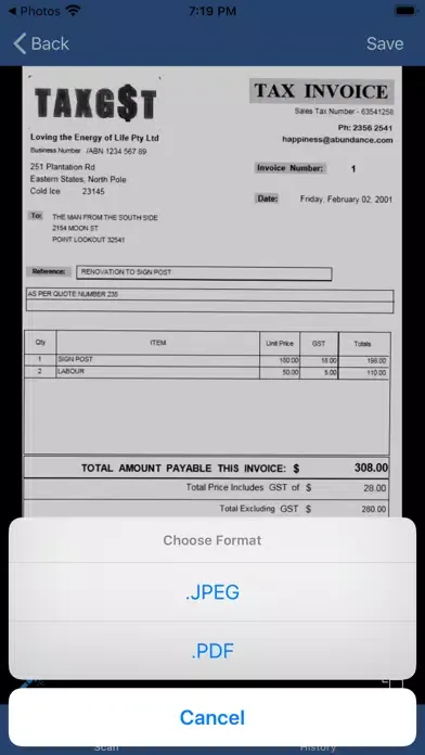 Captures d'écran de CamScanner - PDF Scanner