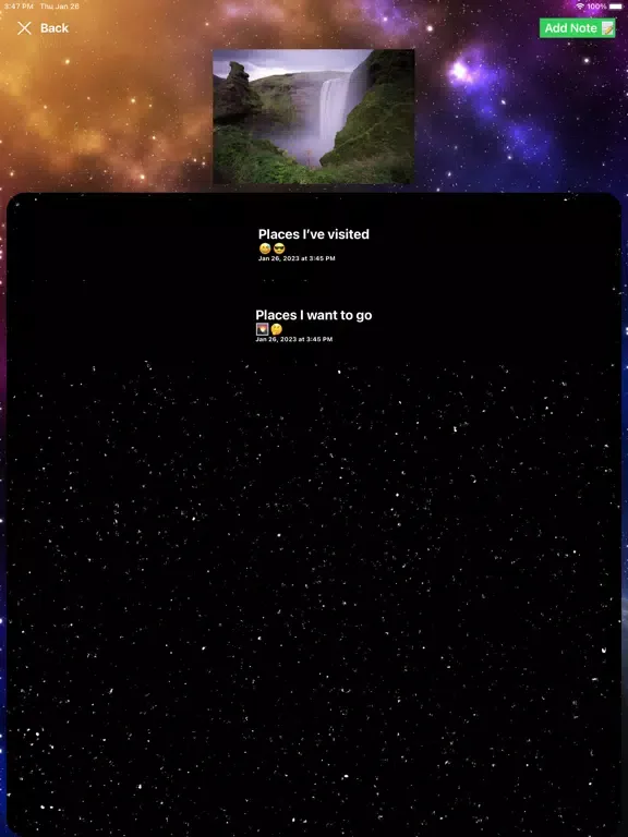 Screenshot di Note Gallery iPad 
