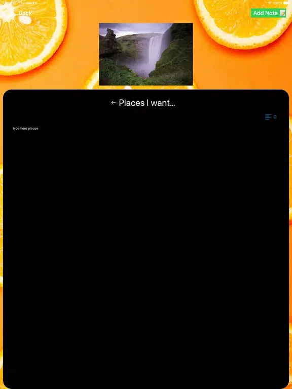 Screenshot di Note Gallery iPad 