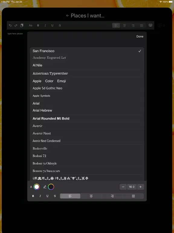 Note Gallery iPad 应用截图