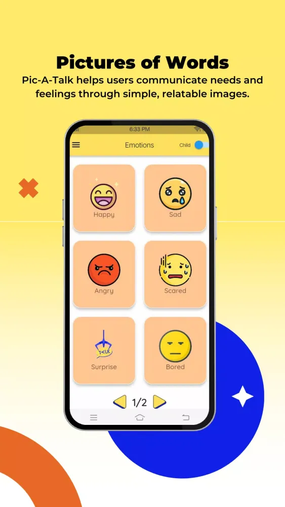 Capturas de pantalla de Pic-A-Talk AAC