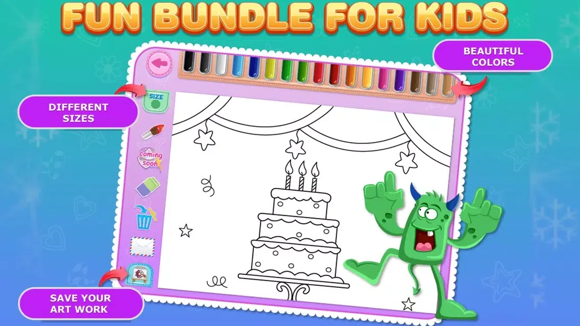 Captures d'écran de Kids Color Pages