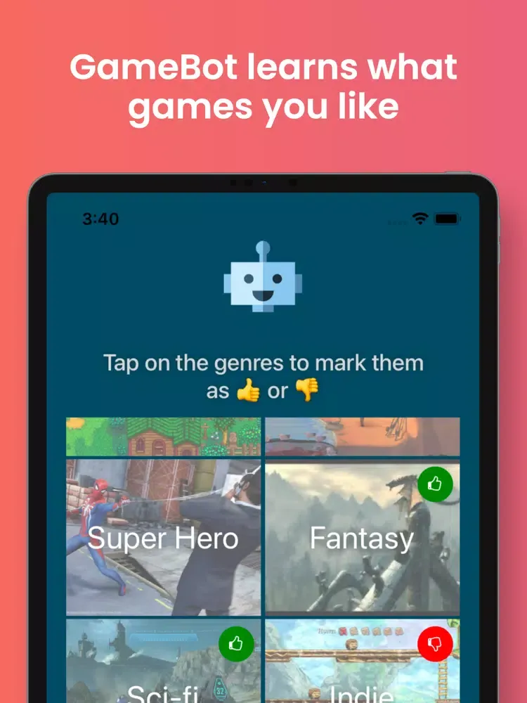 GameBot: Smart Recommender iPad  Ekran Görüntüleri