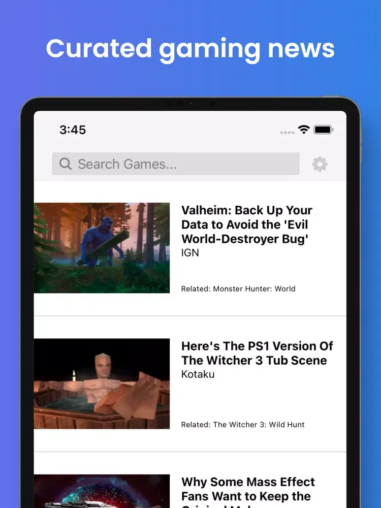 GameBot: Smart Recommender iPad  Ekran Görüntüleri